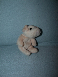 QZ-916  Unitoys varkentje, rose neusgaten - 11 cm