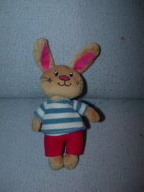 K-1459  Corentin konijntje Kleine Huppel uit kinderboeken - 17 cm
