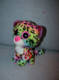 KP-2602  Gloednieuw! Ty Beanie Boo panter/luipaard Dotty 2020 - 16 cm