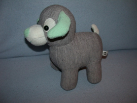 H-1165  Hema gebreide hond - 22 x 24 cm