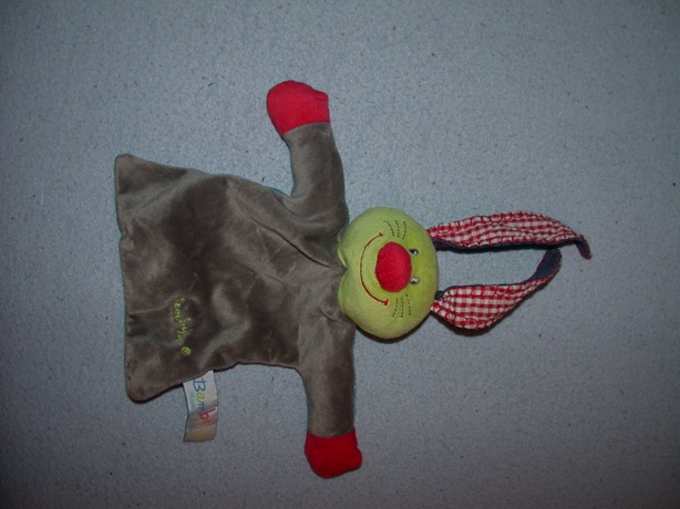K-716  Bambino kroeldoekje konijn - 21 cm