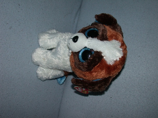 H-1339  Gloednieuw! Beanie Buddy hond Duke 2018 - 24 cm
