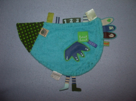 E-526  Label-Label labeldoekje vogel/kip