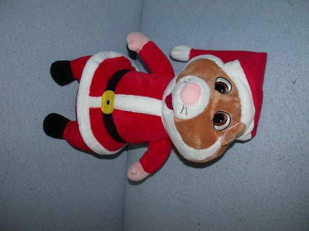 AJ-1172  Albert Heijn hamster als Kerstman - 29 cm