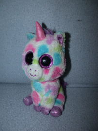 AJ-1772  Ty Beanie Boo eenhoorn Wishful 2014 - 16 cm
