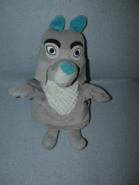 QZ-1127  Fabeltjeskrant handpop Bor de Wolf - 26 cm