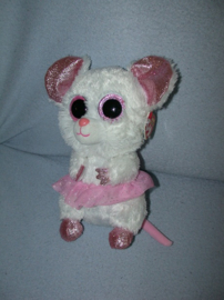 M-745  Gloednieuw! Ty Beanie Boo muis Nina 2023 - 23 cm