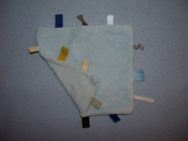 PS-1531  Snoozebaby labeldoekje, wollige draadjesstof/tricot