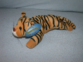 QZ-867  Happy Tails tijger - 22 cm