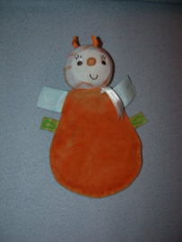 QZ-1038  Happy Horse kroeldoekje vlinder label Artist Butterfly 2012