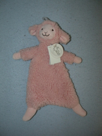 QZ-1206  Gloednieuw! Happy Horse kroeldoekje schaap Peach Lamb Lotus
