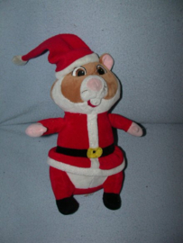 AJ-1172  Albert Heijn hamster als Kerstman - 29 cm