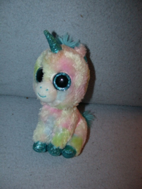AJ-1555  Ty Beanie Boo eenhoorn Blitz 2018/2019 - 16 cm
