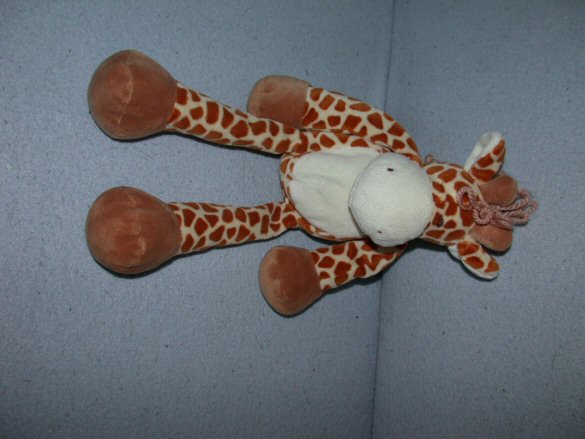 AJ-391  Hema giraffe, wollen manen - 30 cm