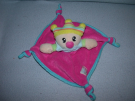 AJ-623  Simba Baby kroeldoekje clown/nar
