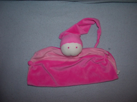 PS-1504  Difrax softdoek groot - rose/fuchsia
