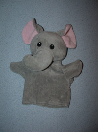 KP-2726 Grafix bv handpop olifant - 23 cm