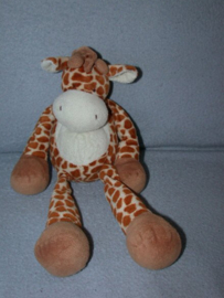 AJ-408  Hema giraffe, velours manen - 30 cm