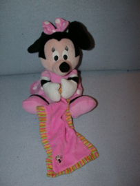 M-633  Nicotoy Minnie Mouse met kroeldoekje - 25 cm