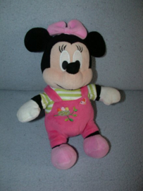M-568  Nicotoy muis Minnie Mouse met kleertjes - 24 cm