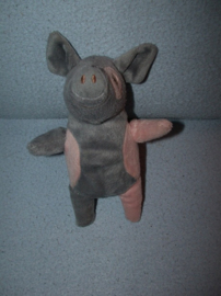 QZ-1020  Ikea varkentje Kelgris - 19 cm