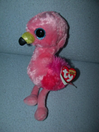 E-835  Gloednieuw! Ty Beanie Boo flamingo Gilda 2017/2018 - 23 cm