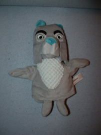 QZ-1127  Fabeltjeskrant handpop Bor de Wolf - 26 cm