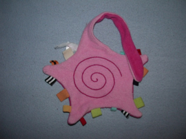 PS-809  ISI Mini/Merkloos/Prenatal labeldoekje ster