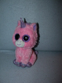 AJ-1550  Ty Beanie Boo eenhoorn Magic 2014  - 16 cm