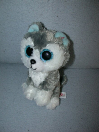 H-1227  Ty Beanie Boo hond/Husky Slush 2018 - 15 cm