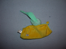 PS-954  Difrax softdoek klein, geel/zeegroen