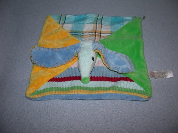 H-373  Happy Horse kroeldoekje hond Blue Dinkey Tuttle
