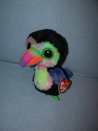 E-693  Gloednieuw! Ty Beanie Boo vogel/toekan Beaks 2017/2019 - 15 cm