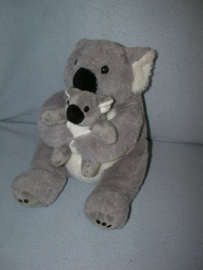 B-2064  ZD Trading/Action koala met kleintje - 29 cm