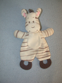 QZ-1183  ZD Trading/Action kroeldoekje zebra met bijtstukken