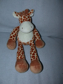 AJ-408  Hema giraffe, velours manen - 30 cm