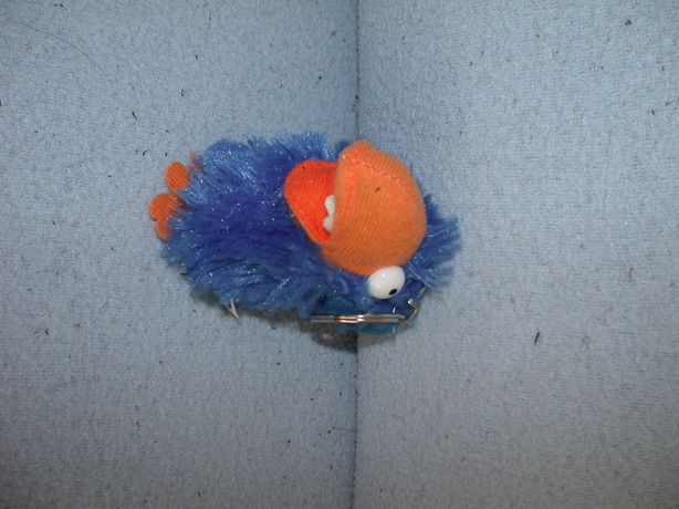 E-834  Croky sleutelhanger papegaai - 8 cm