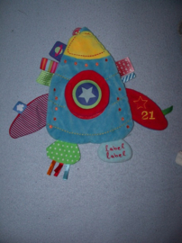 PS-1545  Label-Label labeldoekje raket/Alien