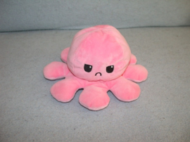 KP-2783  Moody octopus, rose/lichtrose - 19 cm