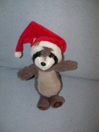 B-2231  Lidl wasbeer met kerstmuts - 26 cm