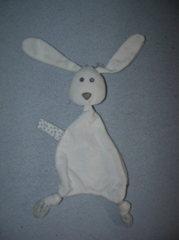 K-1045  Nieuw! Prenatal kroeldoekje/speendoekje konijn