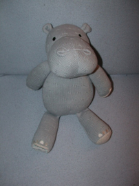 KP-2742  Jollein gebreid nijlpaard - 36 cm