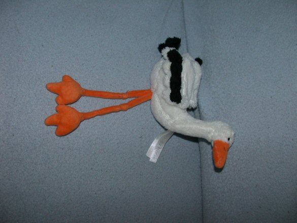 E-708  Happy Horse ooievaar Scooby nr.1 - 31 cm