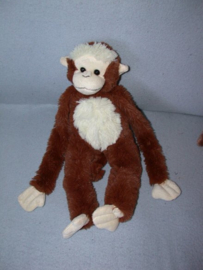 AJ-1251  Soft Toys Factory aap/slungelaap - 41 cm