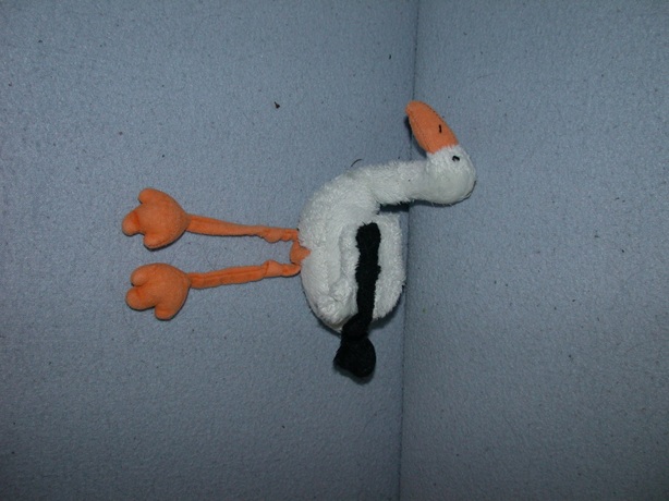 E-708  Happy Horse ooievaar Scooby nr.1 - 31 cm