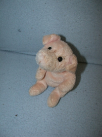QZ-916  Unitoys varkentje, rose neusgaten - 11 cm