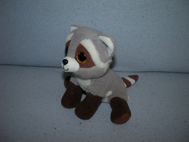 B-1924  Ty Beanie Boo wasbeer Bandit - 16 cm