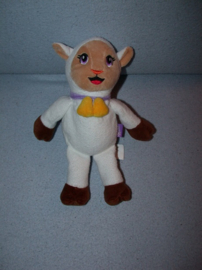 QZ-1377  Milka schaap met halsband - 24 cm