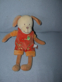 H-05  Nicotoy hond met kleren - 30 cm