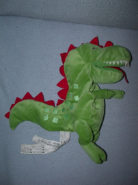 AJ-1208  Ikea handpop draak Läskig - 25 cm